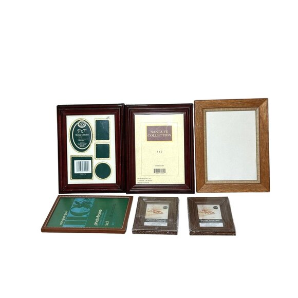 Lot of 6 Vintage Modern Picture Frames Including Santa Fe & Montage Collection - Picture 1 of 7